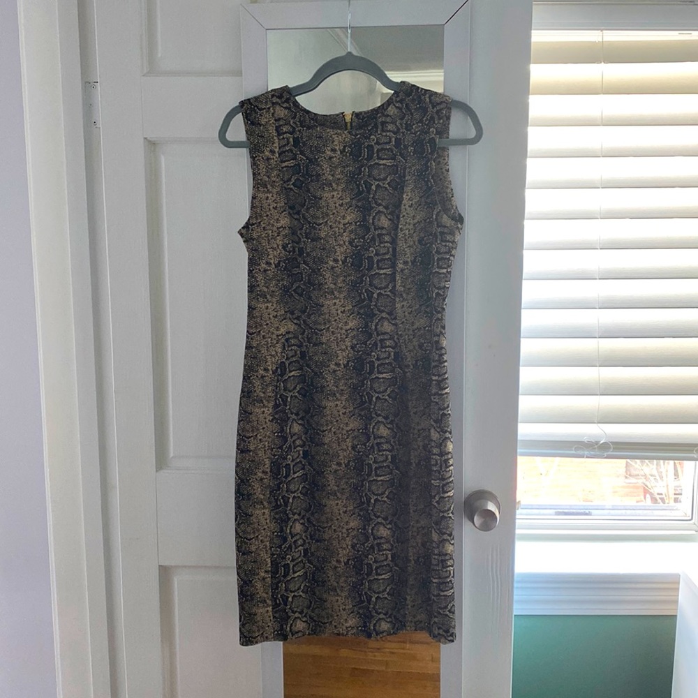 Snake print women’s dress